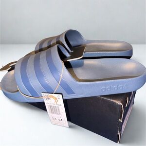 ✨NTW IN BOX Adidas Adilette Aqua Navy Slides